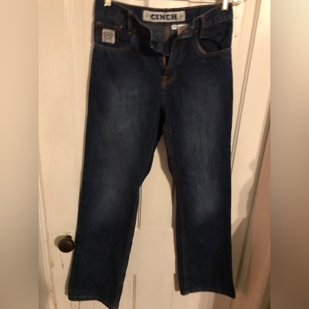 NWOT, CINCH jeans for boys size: 14R / L- 30” long
